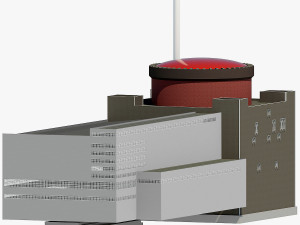 Zaporizhzhia Nuclear Power Plant 3D Model