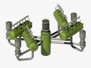 Zaporizhzhia Nuclear Power Plant 3D Model