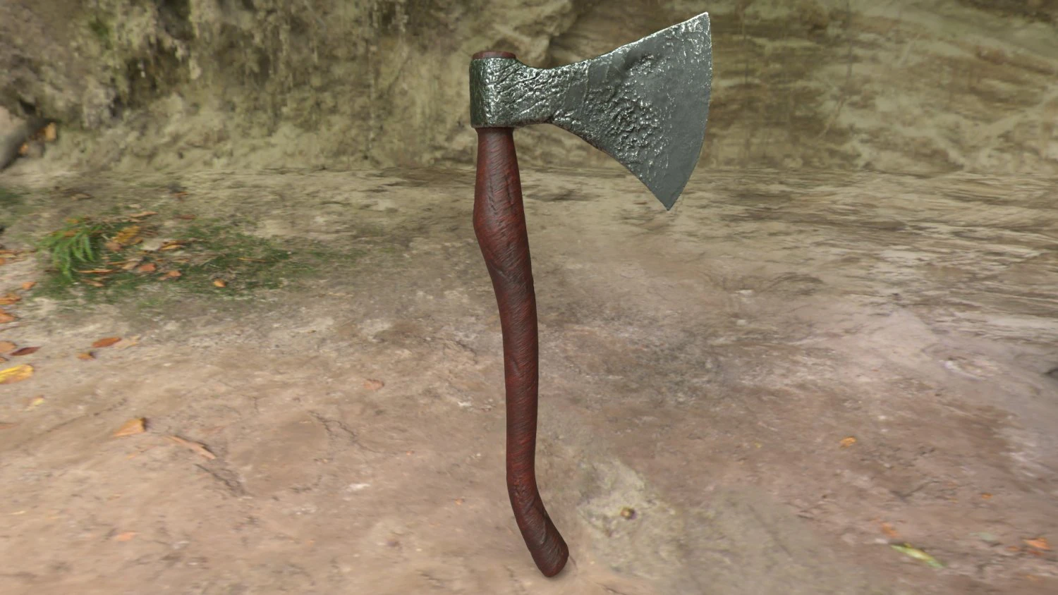 wooden axe 3D Model .c4d .max .obj .3ds .fbx .stl .blend 