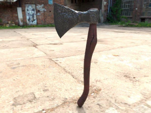 wooden axe 3D Model