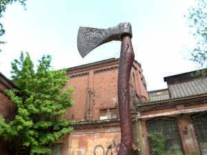 wooden axe Modelo 3D
