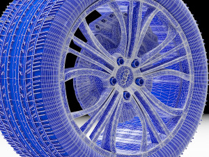 audi wheel rim Modello 3D