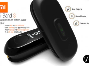 xiaomi miband3 3D Model