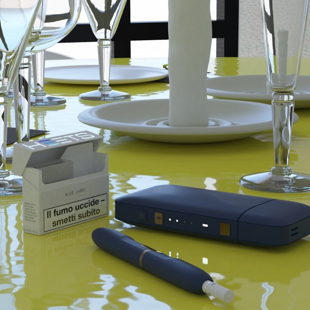 iqos set pack 3D मॉडल .c4d .max .obj .3ds .fbx .stl .blend 