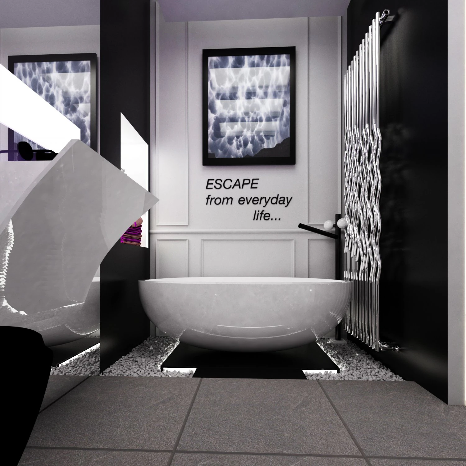 bath interior scene 3D Model .c4d .max .obj .3ds .fbx .stl .blend 