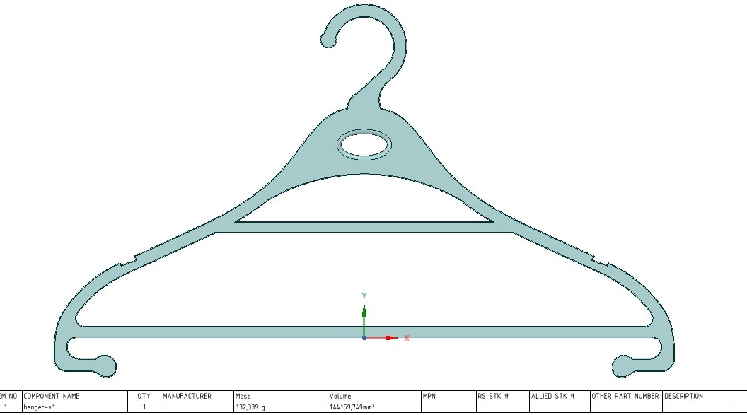Three layers of clothes hanger схема сборки