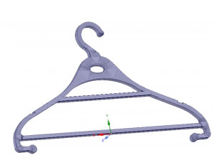 clothes hanger for real 3d printing and usufull in storage or wardrobe 3Dプリントモデル