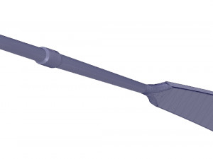 a real paddle for a rowing boat for 3d printing and cnc production Modelo de impresión 3D