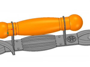 door knob ready printing and cnc-made 3D Print Model