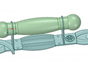door knob ready printing and cnc-made 3D Print Model