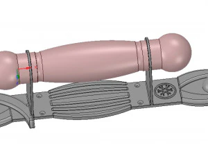 door knob ready printing and cnc-made 3D Print Model