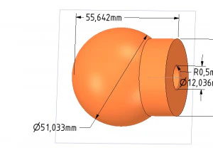 door knob ready printing and cnc-made 3D Print Model