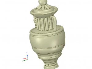 amphora vessel vase greek style ready 3d print 3D Print Model