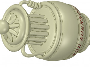 amphora vessel vase greek style ready 3d print 3D Print Model