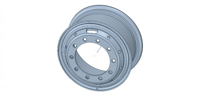 real wheel for trailers and vehicles ready 3d print 3D 프린트 모델 .c4d .max .obj .3ds .fbx .stl .blend 