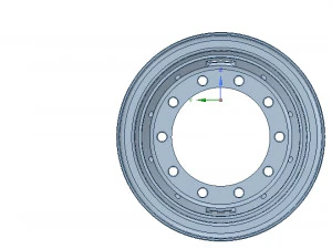 real wheel for trailers and vehicles ready 3d print 3D Print Model