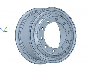 real wheel for trailers and vehicles ready 3d print 3D Print Model