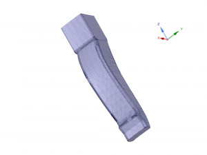the real furniture leg for 3d printing and cnc production 3D Принт Модель