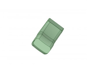 the real furniture leg for 3d printing and cnc production 3D Принт Модель