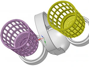 brush holder comb standtooth toothbrush pen cup 3d print model 3D Print Model