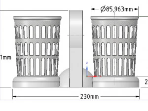 brush holder comb standtooth toothbrush pen cup 3d print model 3D Print Model