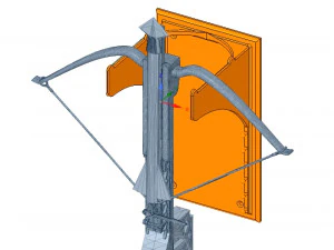 kruisboogbevestiging pijl- en booghouder ophanging 3D-print 3D printmodel
