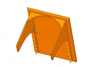 crossbow mount bow and arrow holder suspension 3d print Model Cetak 3D