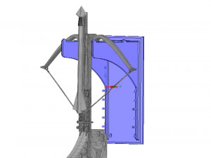 crossbow mount bow and arrow holder suspension 3d print Model Cetak 3D