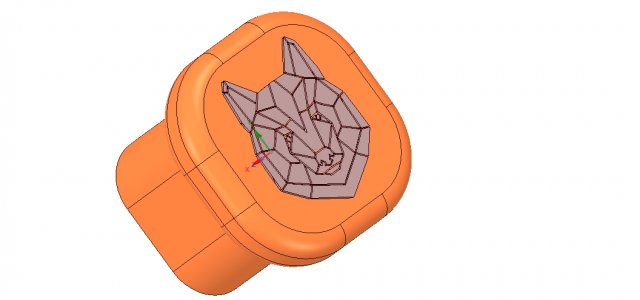 custom-made furniture handle knob 3d-print w bear 3D 프린트 모델 .c4d .max .obj .3ds .fbx .stl .blend 