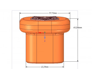 custom-made furniture handle knob 3d-print w bear 3D 프린트 모델