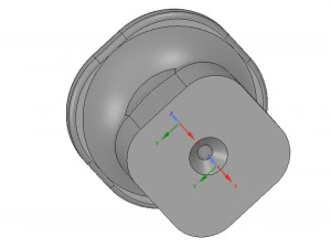 custom-made furniture handle knob 3d-print 3D Print Model