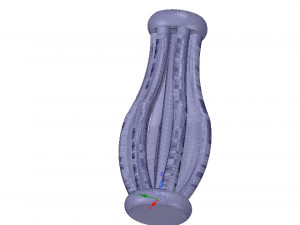 custom-made baluster pillar stairs handle stand for things 3d-print and cnc 3Dプリントモデル