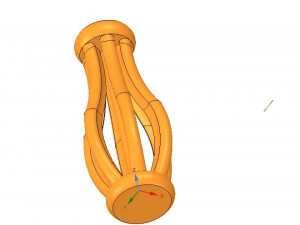 custom-made baluster pillar stairs handle stand for things 3d-print and cnc 3Dプリントモデル
