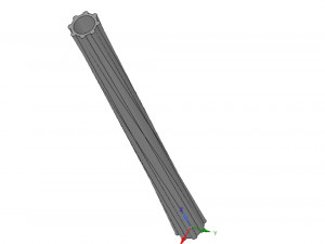 custom-made baluster pillar stairs handle 3d-print cnc 3D Print Model