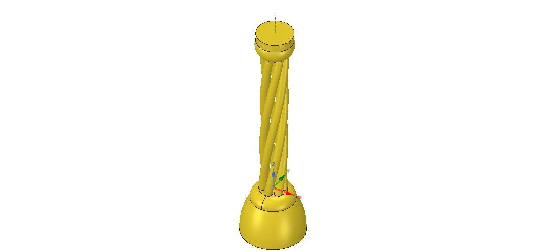 custom-made baluster pillar stairs handle 3d-print cnc 3D Print Model .c4d .max .obj .3ds .fbx .stl .blend 