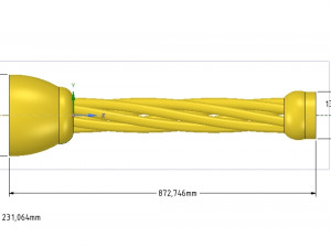 custom-made baluster pillar stairs handle 3d-print cnc 3D Принт Модель