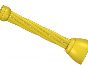 custom-made baluster pillar stairs handle 3d-print cnc 3D Print Model