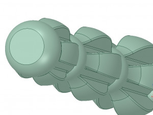 custom-made baluster pillar stairs handle 3d-print cnc star wars 3D प्रिंट मॉडल