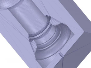 custom-made concrete or plaster baluster with casting mold 3d-print cnc 3D Print Model