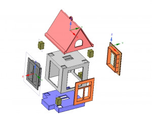 development game type and build your house 3d 3D Print Model