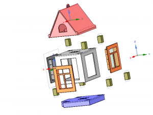 development game type and build your house 3d 3D Print Model