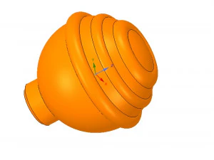 bouton de poign&eacute;e de meuble simple v1 impression 3d et cnc Modèles 3D en vedette