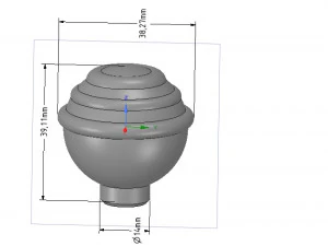 simple-made furniture handle knob v1 3d-print and cnc 3D Print Model