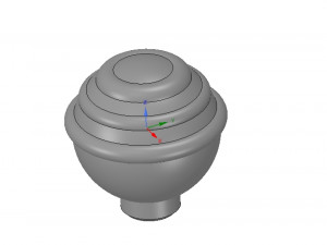 simple-made furniture handle knob v1 3d-print and cnc 3D प्रिंट मॉडल