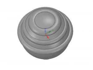 simple-made furniture handle knob v1 3d-print and cnc 3D Print Model