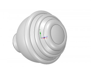 simple-made furniture handle knob v1 3d-print and cnc 3D प्रिंट मॉडल