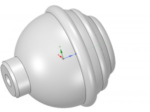 simple-made furniture handle knob v1 3d-print and cnc 3D प्रिंट मॉडल