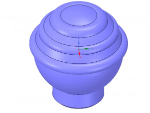 simple-made furniture handle knob v2 3d-print and cnc 3D प्रिंट मॉडल