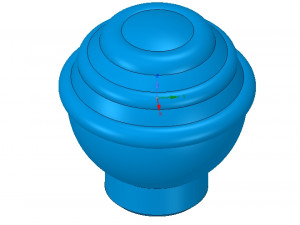 simple-made furniture handle knob v2 3d-print and cnc 3D प्रिंट मॉडल