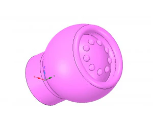 simple-made furniture handle knob v3 3d-print and cnc 3D Print Model